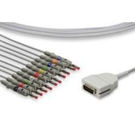 ILB GOLD Replacement For Burdick, Eclipse Le Direct-Connect Ekg Cables ECLIPSE LE DIRECT-CONNECT EKG CABLES